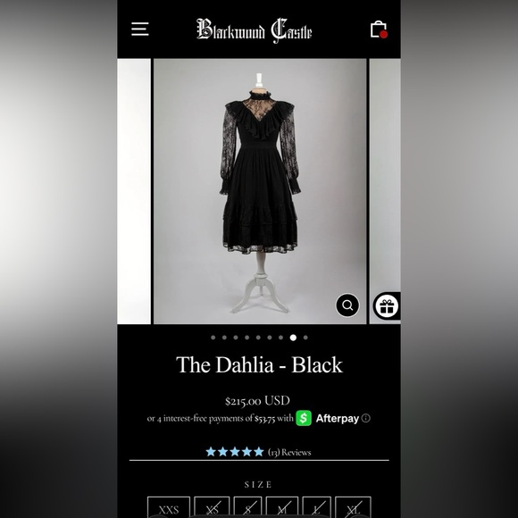 Killstar Dresses & Skirts - Blackwood Castle Black Dahlia Dress